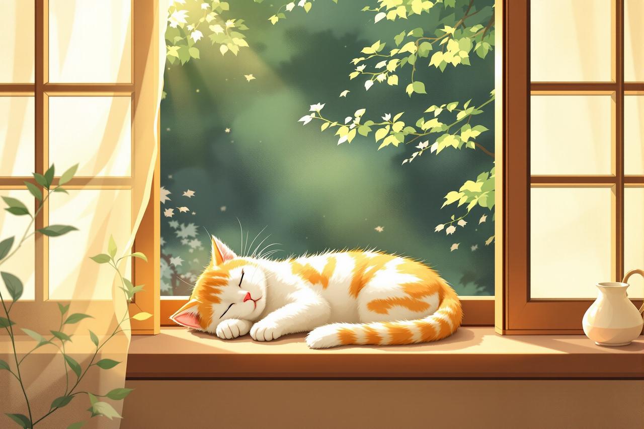番茄免费短剧官网 - 猫咪的午后，暖心陪伴治愈动漫短剧